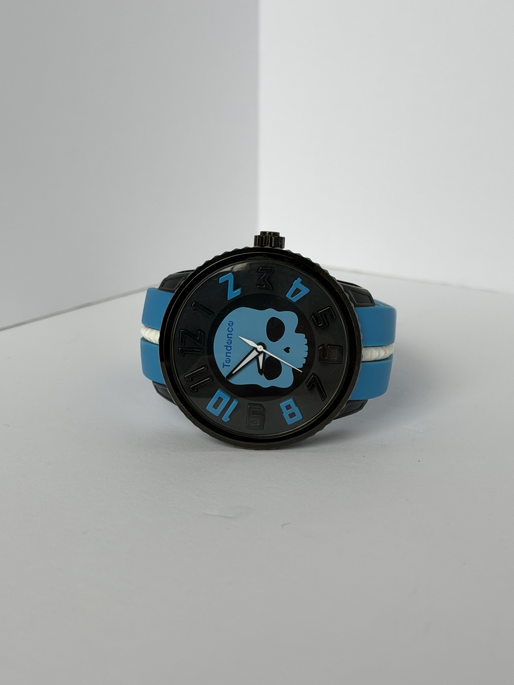 Tendence for Hydrogen Gulliver Skull Watch 50mm Blue Black 05023011B2
